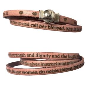 🔥PROVERBS 31: Leather Wrap Bracelet
